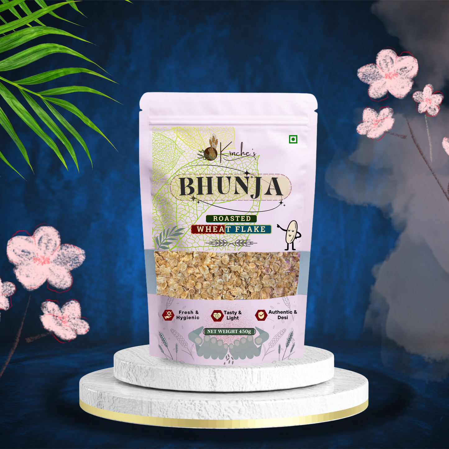 Krnche’s Bhunja – Roasted Wheat Flake 800gm