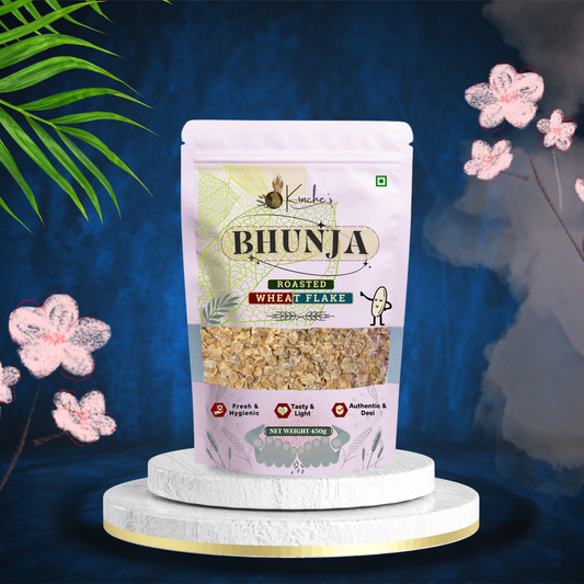 Krnche’s Bhunja – Roasted Wheat Flake 250gm