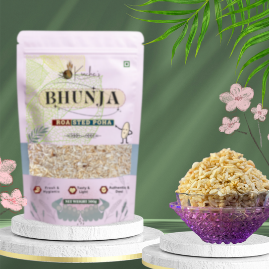 Krnche’s Bhunja – Roasted Poha 450gm